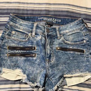 American Eagle Outfitters Hi-Rise Shortie Shorts